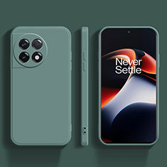 Custodia Silicone Ultra Sottile Morbida 360 Gradi Cover YK2 per OnePlus 11 5G Verde
