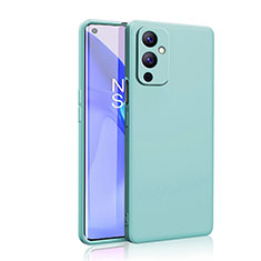 Custodia Silicone Ultra Sottile Morbida 360 Gradi Cover YK2 per OnePlus 9 5G Verde Pastello