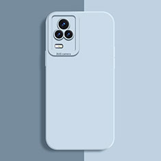 Custodia Silicone Ultra Sottile Morbida 360 Gradi Cover YK2 per Vivo iQOO 7 5G Azzurro