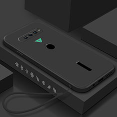 Custodia Silicone Ultra Sottile Morbida 360 Gradi Cover YK2 per Xiaomi Black Shark 4 5G Nero