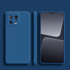 Custodia Silicone Ultra Sottile Morbida 360 Gradi Cover YK2 per Xiaomi Mi 13 5G Blu