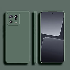 Custodia Silicone Ultra Sottile Morbida 360 Gradi Cover YK2 per Xiaomi Mi 13 5G Verde