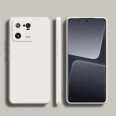 Custodia Silicone Ultra Sottile Morbida 360 Gradi Cover YK2 per Xiaomi Mi 13 Pro 5G Bianco