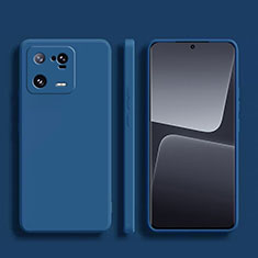 Custodia Silicone Ultra Sottile Morbida 360 Gradi Cover YK2 per Xiaomi Mi 13 Pro 5G Blu