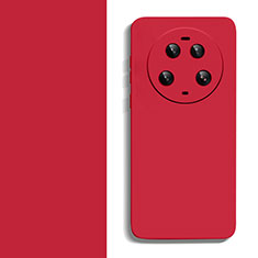 Custodia Silicone Ultra Sottile Morbida 360 Gradi Cover YK2 per Xiaomi Mi 13 Ultra 5G Rosso