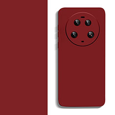 Custodia Silicone Ultra Sottile Morbida 360 Gradi Cover YK2 per Xiaomi Mi 13 Ultra 5G Rosso Rosa