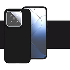 Custodia Silicone Ultra Sottile Morbida 360 Gradi Cover YK2 per Xiaomi Mi 14 5G Nero