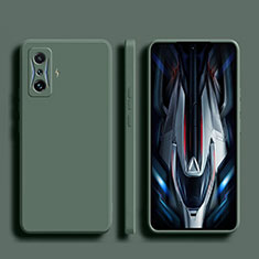 Custodia Silicone Ultra Sottile Morbida 360 Gradi Cover YK2 per Xiaomi Poco F4 GT 5G Verde