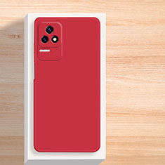 Custodia Silicone Ultra Sottile Morbida 360 Gradi Cover YK2 per Xiaomi Redmi K40S 5G Rosso