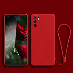Custodia Silicone Ultra Sottile Morbida 360 Gradi Cover YK2 per Xiaomi Redmi Note 10T 5G Rosso