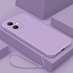 Custodia Silicone Ultra Sottile Morbida 360 Gradi Cover YK2 per Xiaomi Redmi Note 12R Pro 5G Viola
