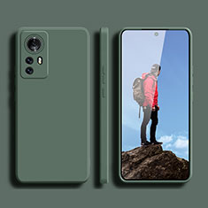 Custodia Silicone Ultra Sottile Morbida 360 Gradi Cover YK2 per Xiaomi Redmi Note 12S Verde Notte