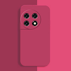 Custodia Silicone Ultra Sottile Morbida 360 Gradi Cover YK3 per OnePlus 11 5G Rosa Caldo