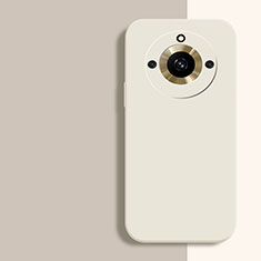 Custodia Silicone Ultra Sottile Morbida 360 Gradi Cover YK3 per Realme 11 Pro 5G Bianco