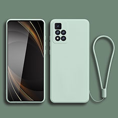 Custodia Silicone Ultra Sottile Morbida 360 Gradi Cover YK3 per Xiaomi Mi 11i 5G (2022) Verde Pastello