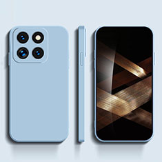 Custodia Silicone Ultra Sottile Morbida 360 Gradi Cover YK3 per Xiaomi Mi 14 5G Azzurro