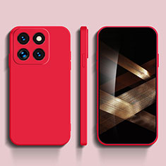 Custodia Silicone Ultra Sottile Morbida 360 Gradi Cover YK3 per Xiaomi Mi 14 5G Rosso