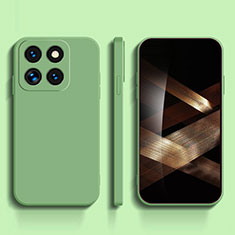 Custodia Silicone Ultra Sottile Morbida 360 Gradi Cover YK3 per Xiaomi Mi 14 5G Verde Pastello