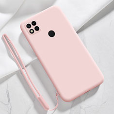 Custodia Silicone Ultra Sottile Morbida 360 Gradi Cover YK3 per Xiaomi POCO C3 Oro Rosa