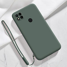 Custodia Silicone Ultra Sottile Morbida 360 Gradi Cover YK3 per Xiaomi POCO C3 Verde Notte