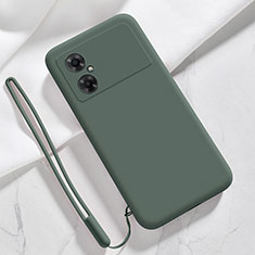Custodia Silicone Ultra Sottile Morbida 360 Gradi Cover YK3 per Xiaomi Poco M4 5G Verde Notte