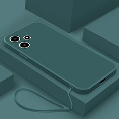 Custodia Silicone Ultra Sottile Morbida 360 Gradi Cover YK3 per Xiaomi Poco M6 Pro 5G Verde