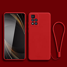 Custodia Silicone Ultra Sottile Morbida 360 Gradi Cover YK3 per Xiaomi Poco X4 NFC Rosso
