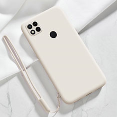 Custodia Silicone Ultra Sottile Morbida 360 Gradi Cover YK3 per Xiaomi Redmi 9C NFC Bianco