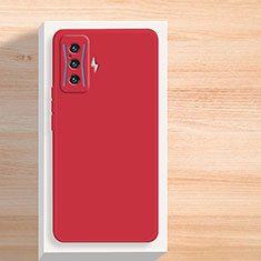 Custodia Silicone Ultra Sottile Morbida 360 Gradi Cover YK3 per Xiaomi Redmi K50 Gaming 5G Rosso