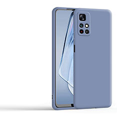 Custodia Silicone Ultra Sottile Morbida 360 Gradi Cover YK3 per Xiaomi Redmi Note 11 4G (2022) Grigio Lavanda