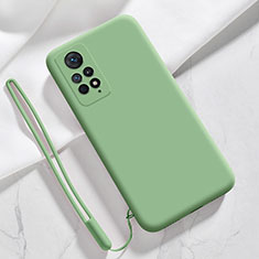 Custodia Silicone Ultra Sottile Morbida 360 Gradi Cover YK3 per Xiaomi Redmi Note 11E Pro 5G Verde