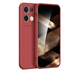Custodia Silicone Ultra Sottile Morbida 360 Gradi Cover YK3 per Xiaomi Redmi Note 13 5G Rosso