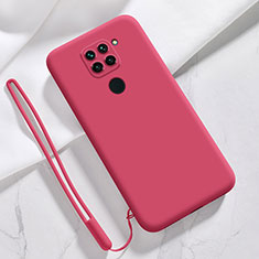 Custodia Silicone Ultra Sottile Morbida 360 Gradi Cover YK3 per Xiaomi Redmi Note 9 Rosso