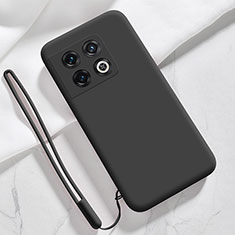 Custodia Silicone Ultra Sottile Morbida 360 Gradi Cover YK4 per OnePlus 10 Pro 5G Nero