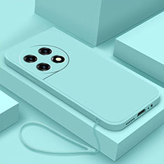 Custodia Silicone Ultra Sottile Morbida 360 Gradi Cover YK4 per OnePlus 11 5G Azzurro