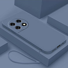 Custodia Silicone Ultra Sottile Morbida 360 Gradi Cover YK4 per OnePlus 11 5G Grigio Lavanda