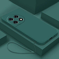 Custodia Silicone Ultra Sottile Morbida 360 Gradi Cover YK4 per OnePlus 11 5G Verde Notte