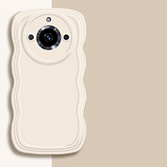 Custodia Silicone Ultra Sottile Morbida 360 Gradi Cover YK4 per Realme 11 Pro 5G Bianco