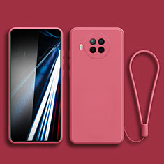 Custodia Silicone Ultra Sottile Morbida 360 Gradi Cover YK4 per Xiaomi Mi 10i 5G Rosa Caldo