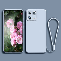 Custodia Silicone Ultra Sottile Morbida 360 Gradi Cover YK4 per Xiaomi Mi 13 5G Azzurro