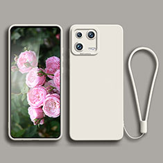 Custodia Silicone Ultra Sottile Morbida 360 Gradi Cover YK4 per Xiaomi Mi 13 5G Bianco