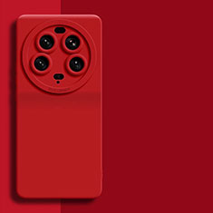 Custodia Silicone Ultra Sottile Morbida 360 Gradi Cover YK4 per Xiaomi Mi 13 Ultra 5G Rosso