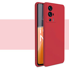 Custodia Silicone Ultra Sottile Morbida 360 Gradi Cover YK4 per Xiaomi Poco F5 Pro 5G Rosso
