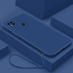 Custodia Silicone Ultra Sottile Morbida 360 Gradi Cover YK4 per Xiaomi Redmi 10A 4G Blu