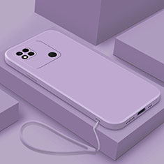 Custodia Silicone Ultra Sottile Morbida 360 Gradi Cover YK4 per Xiaomi Redmi 10A 4G Viola