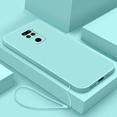 Custodia Silicone Ultra Sottile Morbida 360 Gradi Cover YK4 per Xiaomi Redmi 10X 4G Azzurro