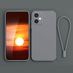 Custodia Silicone Ultra Sottile Morbida 360 Gradi Cover YK4 per Xiaomi Redmi Note 12R Pro 5G Grigio