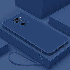 Custodia Silicone Ultra Sottile Morbida 360 Gradi Cover YK4 per Xiaomi Redmi Note 9 Blu