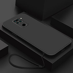 Custodia Silicone Ultra Sottile Morbida 360 Gradi Cover YK4 per Xiaomi Redmi Note 9 Nero