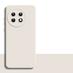 Custodia Silicone Ultra Sottile Morbida 360 Gradi Cover YK5 per OnePlus 11 5G Bianco